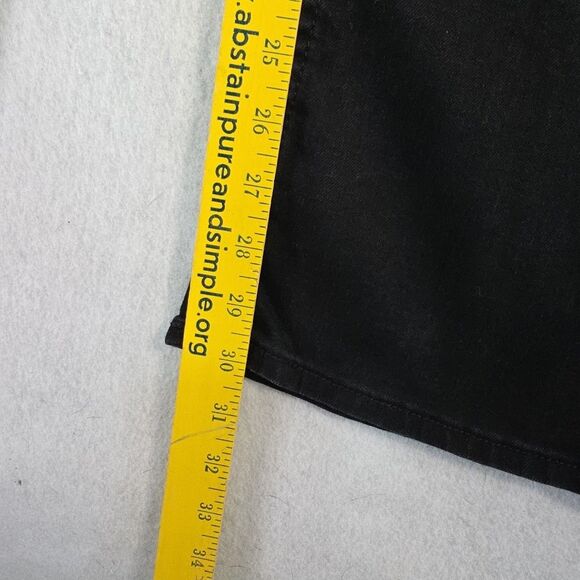 Lee Mid Rise Regular Fit Bootcut Denim Jeans Size 24W Medium Black Cotton Blend - Picture 7 of 9